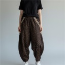 pantalone modello balloon virgola animal